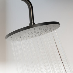 Душевая система Damixa Jupiter с верхним душем с лейкой черная (977710300) - фото 5