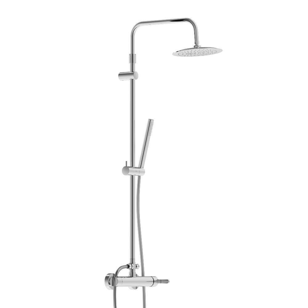 Душевая система Damixa Scandinavian Pure с верхним душем с лейкой хром (936710000)