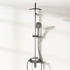 Душевая система Damixa Jupiter с верхним душем с лейкой хром (977710000) - фото 7