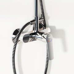 Душевая система Damixa Jupiter с верхним душем с лейкой хром (977710000) - фото 6