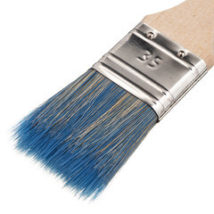 Кисть плоская смешанная щетина деревянная ручка Wenzo Wood 35х12 мм для красок на водной основе - фото 4