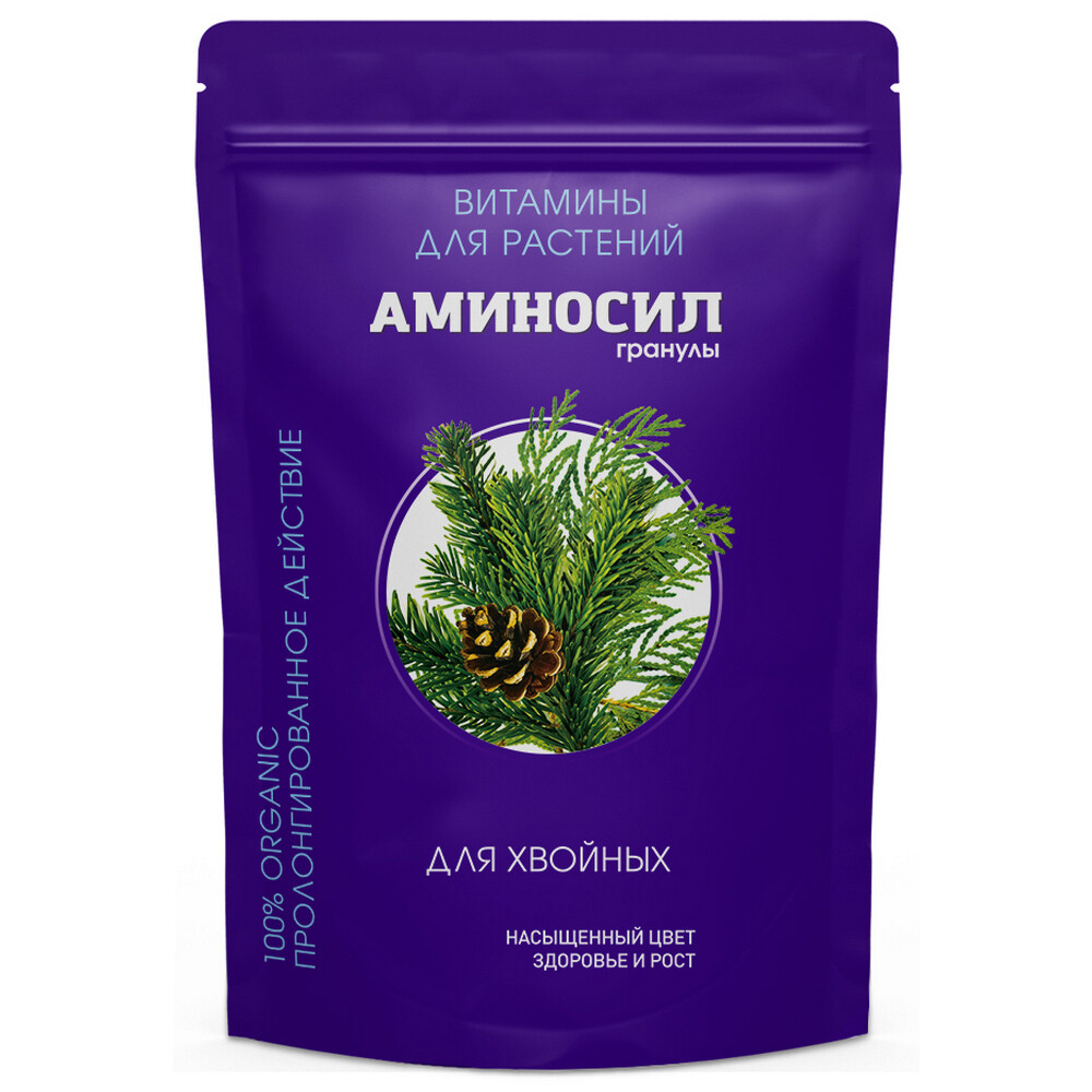 Изображение товара Удобрение для хвойных растений гранулированное Витамины Аминосил 300 г