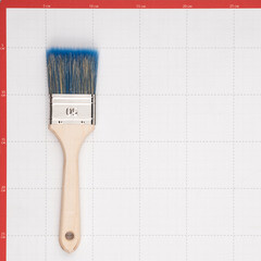 Кисть плоская смешанная щетина деревянная ручка Wenzo Wood 50х14 мм для красок на водной основе - фото 4