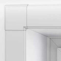 Комплект откосов 200х1800х1800 мм Qunell белый - фото 2