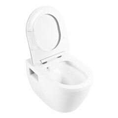 Унитаз подвесной BelBagno Loto безободковый с сиденьем дюропласт микролифт (BB070CHR/SC) - фото 7