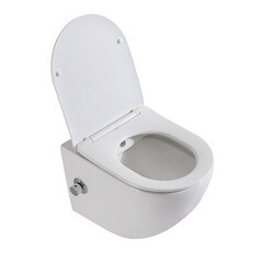 Унитаз подвесной BelBagno Uno безободковый с функцией биде и сиденьем дюропласт микролифт (BB3105CHR-BS/SC) - фото 9