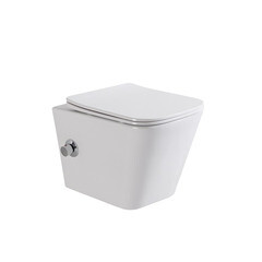 Изображение товара Унитаз подвесной BelBagno Due безободковый с функцией биде и сиденьем дюропласт микролифт (BB3103CHR-BS/SC)