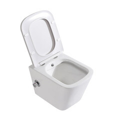 Унитаз подвесной BelBagno Due безободковый с функцией биде и сиденьем дюропласт микролифт (BB3103CHR-BS/SC) - фото 6