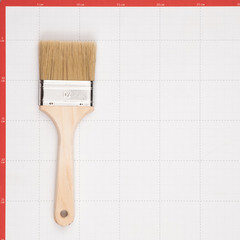 Кисть плоская натуральная щетина деревянная ручка Wenzo Wood 70х14 мм для эмалей и лаков на алкидной основе - фото 5