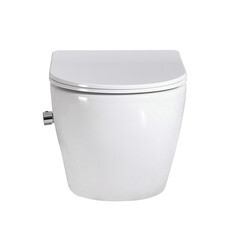 Унитаз подвесной BelBagno Uno безободковый с функцией биде и сиденьем дюропласт микролифт (BB3105CHR-BS/SC) - фото 7