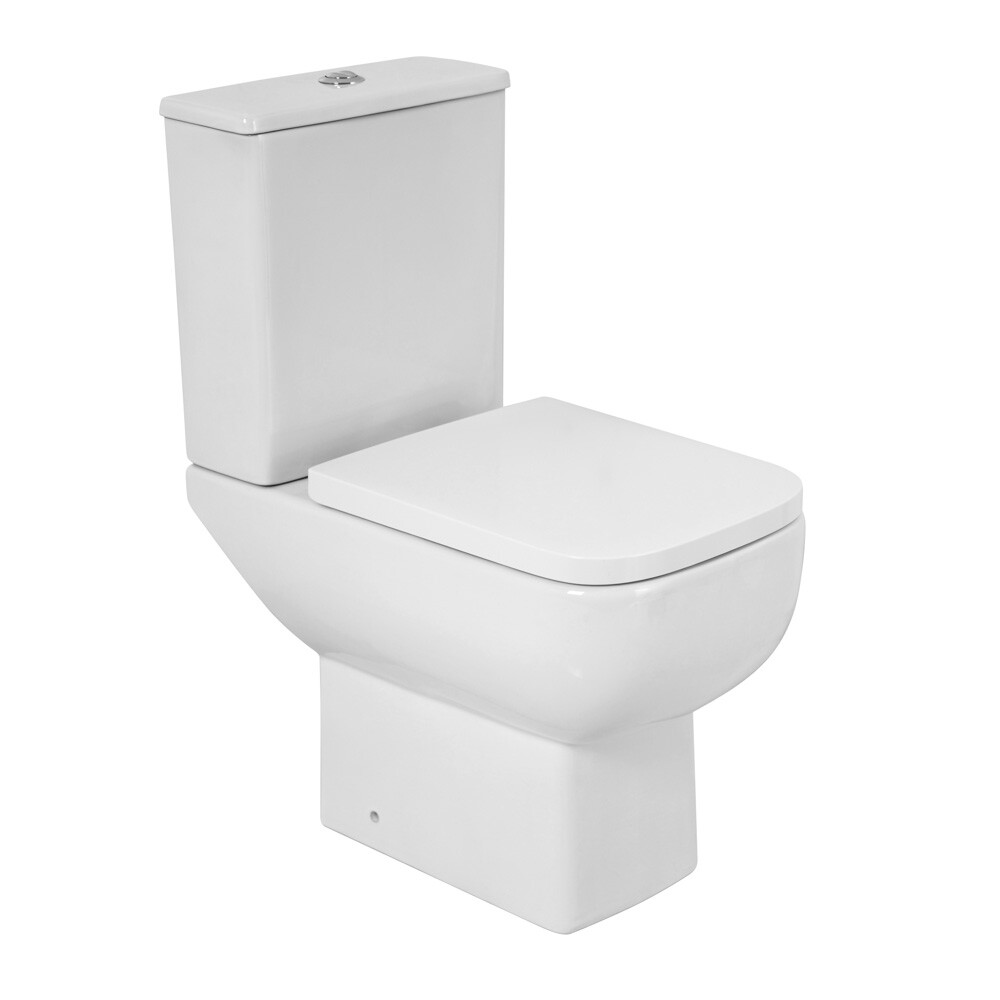 Изображение товара Компактный безободковый унитаз BelBagno Aurora с горизонтальным выпуском