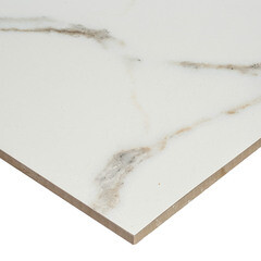 Керамогранит Lavelly Calacatta Palace белый матовый 600х600х8,2 мм (4 шт.=1,44 кв.м) - фото 10