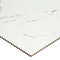 Керамогранит Lavelly Calacatta Palace белый карвинг 1200х600х8,5 мм (2 шт.=1,44 кв.м) - фото 9