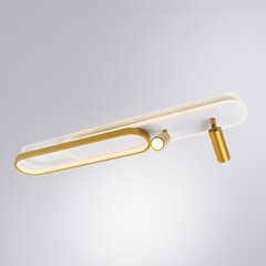 Светильник светодиодный накладной Arte Lamp Lucas 4000К 32 Вт 5 кв.м золото IP20 (A2600PL-32GO) - фото 2