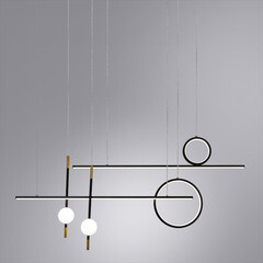 Светильник светодиодный подвесной Arte Lamp Polaris 3000-5700К 85 Вт 12,5 кв.м черный IP20 (A2610SP-85BK) - фото 2