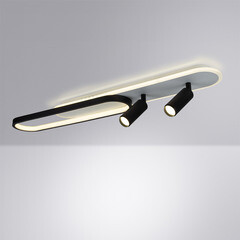 Светильник светодиодный накладной Arte Lamp Lucas 4000К 32 Вт 5 кв.м черный IP20 (A2600PL-32BK) - фото 4