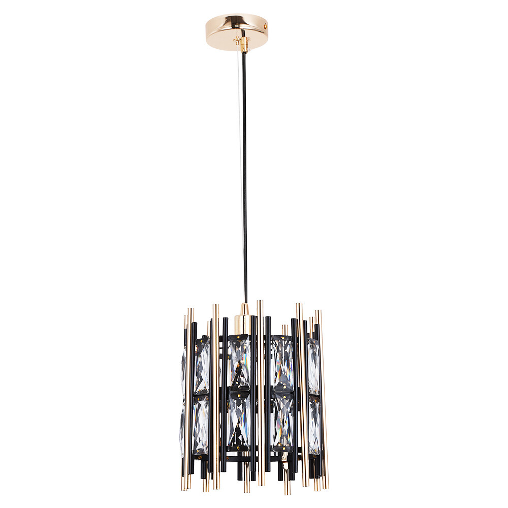 Изображение товара Подвесной светильник Arte Lamp Alruba E14 40 Вт черный с хрусталем IP20