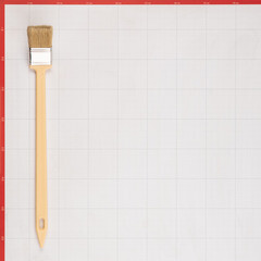 Кисть радиаторная натуральная щетина пластиковая ручка Beorol 38х9 мм для эмалей и лаков на алкидной основе - фото 5