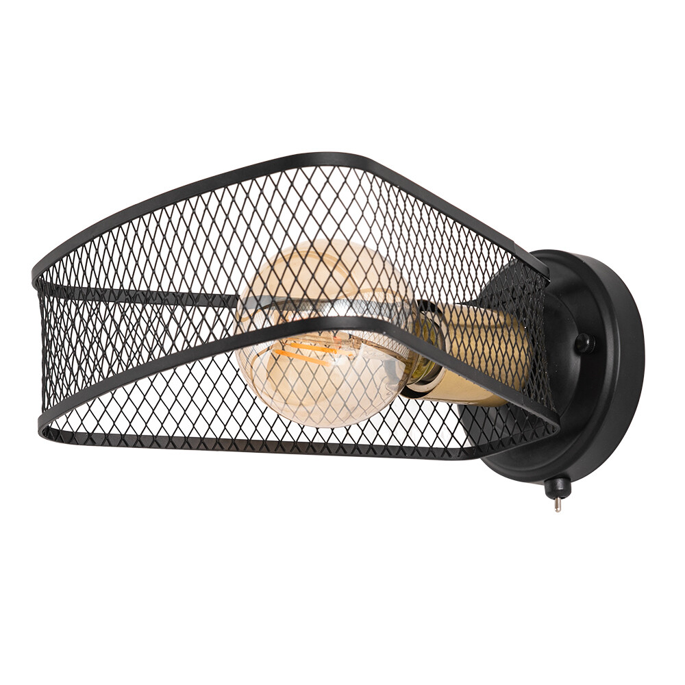 Изображение товара Бра Arte Lamp Maasym E27 60 Вт настенное светильник стиль лофт черное IP20