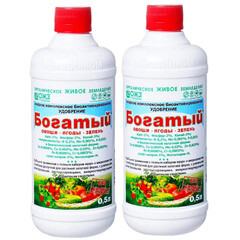 Изображение товара Удобрение минеральное жидкое для овощей и фруктов Богатый БашИнком 1 л