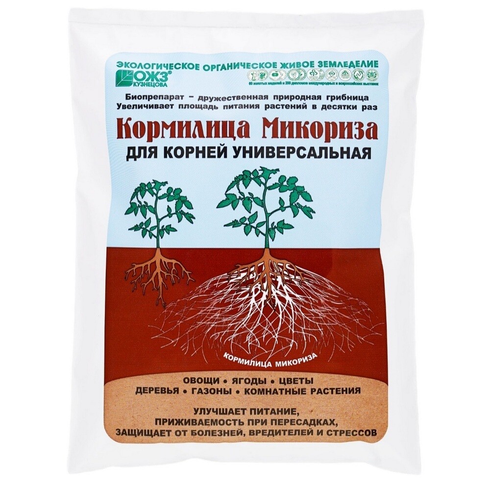Изображение товара Удобрение сухое для корней Кормилица Микориза БашИнком 1 л