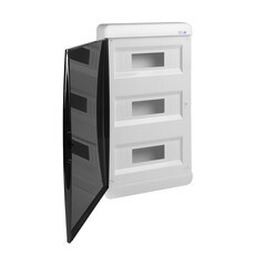 Щит распределительный навесной КЭАЗ OptiBox ЩРН пластиковый IP41 535х290х102 мм 36 модулей - фото 6