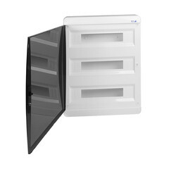 Щит распределительный навесной КЭАЗ OptiBox ЩРН пластиковый IP41 535х398х102 мм 54 модуля - фото 5