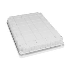 Щит распределительный встраиваемый КЭАЗ OptiBox ЩРВ пластиковый IP41 535х398х102 мм 54 модуля непрозрачная дверь - фото 6