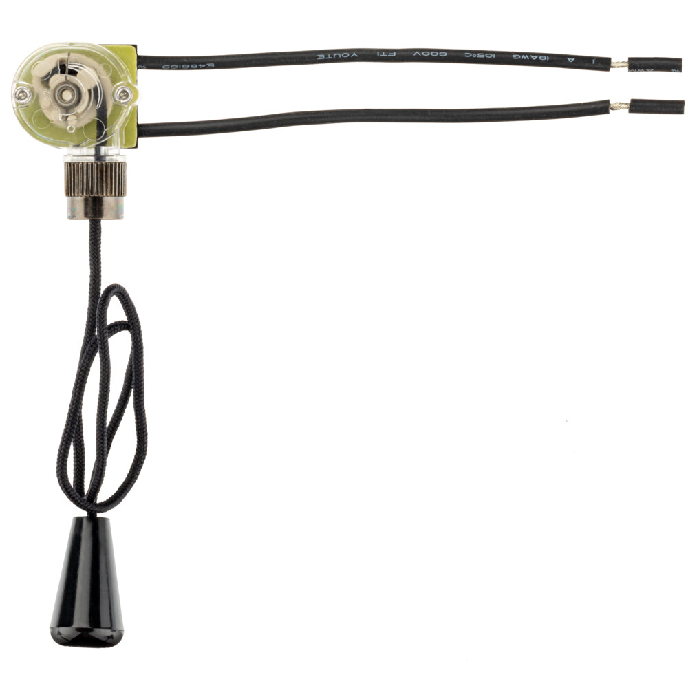 Изображение товара Выключатель шнуровой для светильника Duwi IP20 230 В черный