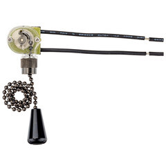 Изображение товара Выключатель цепочка для светильника Duwi IP20 230 В черный (26804 8)