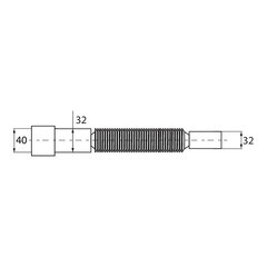 Гибкое соединение для сифона Wirquin d32х32/40 мм (30718004) - фото 4