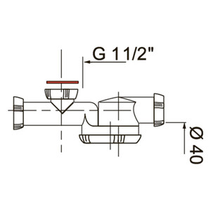 Сифон для раковины и мойки Wirquin 1 1/2х40 мм без выпуска с отводом с соединением 40 мм (30717975) — купить в Твери: цены, характеристики, отзывы и фото в интернет-магазине Петрович.