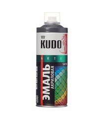 Эмаль аэрозольная Kudo Satin темно-серая полуматовая RAL 7011 520 мл - фото 2