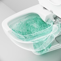 Унитаз подвесной AM.PM X-Joy безободковый с сиденьем дюропласт микролифт (C851701SC) - фото 5