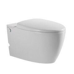 Изображение товара Унитаз подвесной Abber Bequem с сиденьем дюропласт микролифт с импульсным смывом (AC1107P)