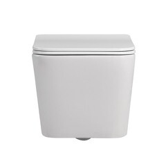 Унитаз подвесной Abber Rechteck безободковый с сиденьем дюропласт микролифт (AC1201) - фото 4