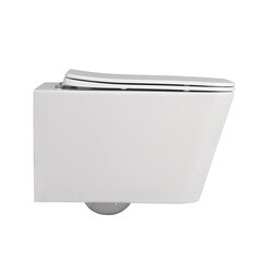 Унитаз подвесной Abber Rechteck безободковый с сиденьем дюропласт микролифт (AC1201) - фото 7