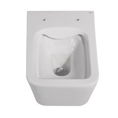 Унитаз подвесной Abber Rechteck безободковый с сиденьем дюропласт микролифт (AC1201) - фото 6