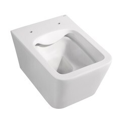 Унитаз подвесной Abber Rechteck безободковый с сиденьем дюропласт микролифт (AC1201MW) - фото 6