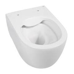 Унитаз подвесной Abber Bequem безободковый с сиденьем дюропласт микролифт (AC1104) - фото 8