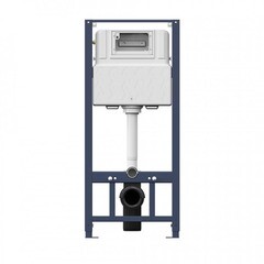 Инсталляция AM.PM Pro для подвесного унитаза пневматическая без кнопки (I012704) - фото 1