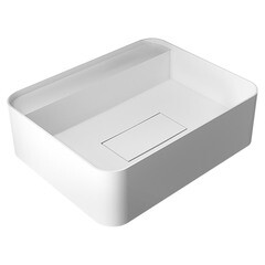 Изображение товара Раковина Abber Stein 50 см подвесная белая матовая (AS2626)