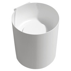 Изображение товара Раковина Abber Stein 42 см подвесная белая матовая (AS2624)