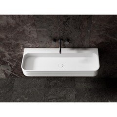 Раковина Abber Stein 80 см подвесная белая матовая (AS2651-0.8) - фото 4