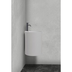 Раковина Abber Stein 42 см подвесная белая матовая (AS2625) - фото 4