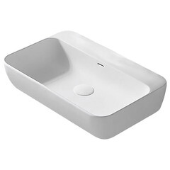 Изображение товара Раковина Abber Stein 60 см подвесная белая матовая (AS2654)