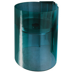 Раковина Abber Kristall 42 см угловая подвесная бирюзовая (AT2705Aquamarin) - фото 1