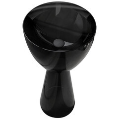 Изображение товара Раковина Abber Kristall 450 мм напольная черная (AT2703Onyx)