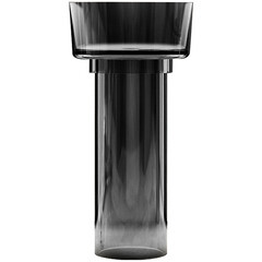 Раковина Abber Kristall 450 мм напольная черная (AT2702Onyx-H) - фото 1