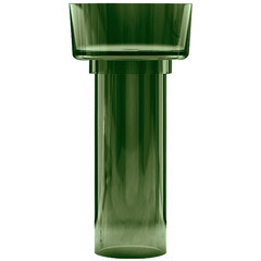 Раковина Abber Kristall 450 мм напольная зеленая (AT2702Emerald-H) - фото 1